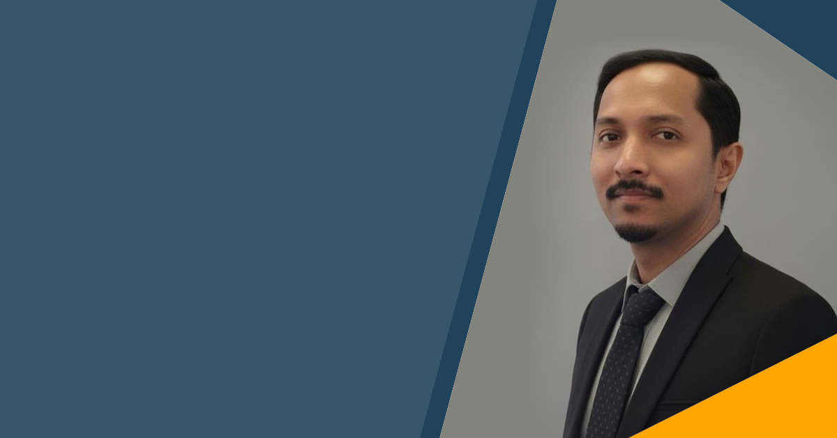 Welcome to the team: Syed Ibrahim